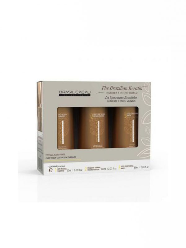 Kit lissage brésilien Brasil Cacau CADIVEU 60ml