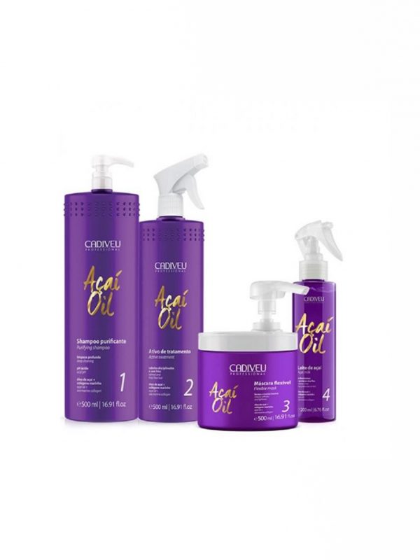 Lissage cheveux Açai Oil- Lissage brésilien organic