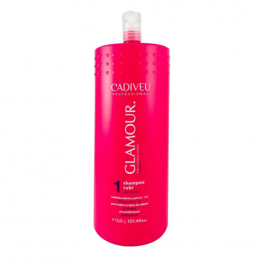 SHAMPOOING GLAMOUR AU RUBIS CADIVEU 250 ml