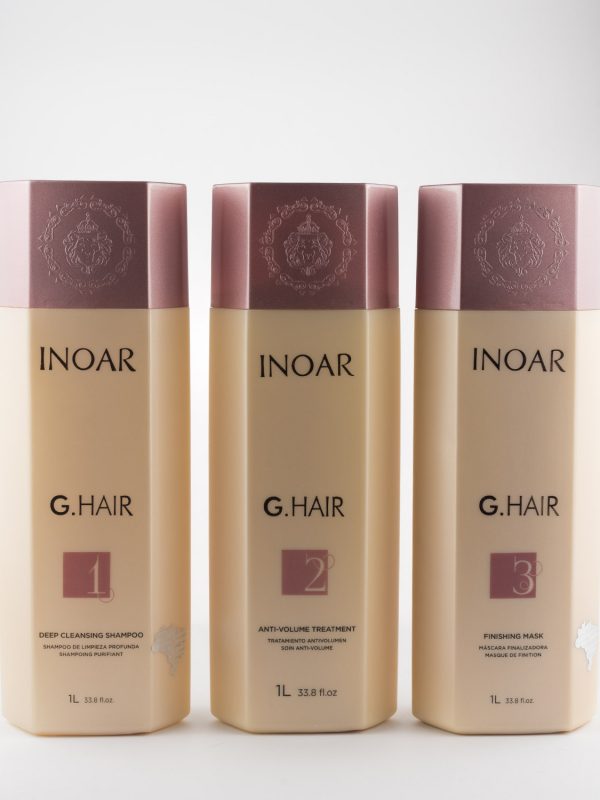 Kit Lissage Brésilien Inoar G-HAIR 3x1L