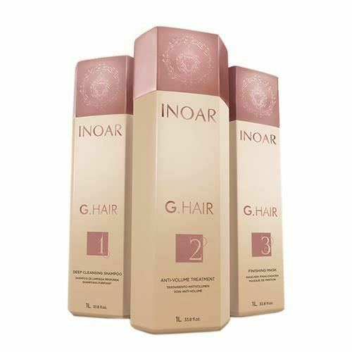 Kit Lissage Brésilien Inoar G-HAIR 3x250ml (reconditionné)