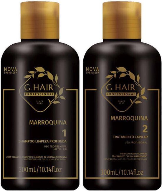 Inoar Ghair Marroquino Lissage Brésilien Kit Complet 2X250ml (reconditionné)