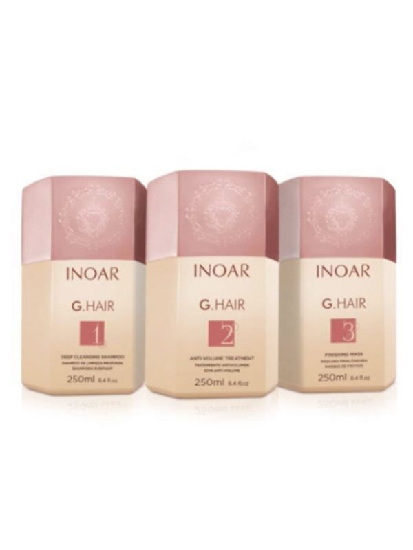 INOAR Mini Kit Lissage Ghair – 3 x 250 ml