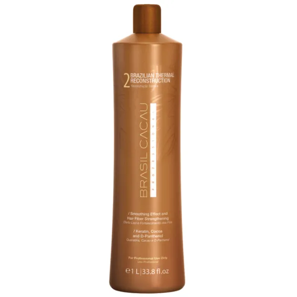 Lissage Brésilien Brazil Cacau : Reconstruction Thermique Brésilienne N2:  200 ml (Reconditionnée)